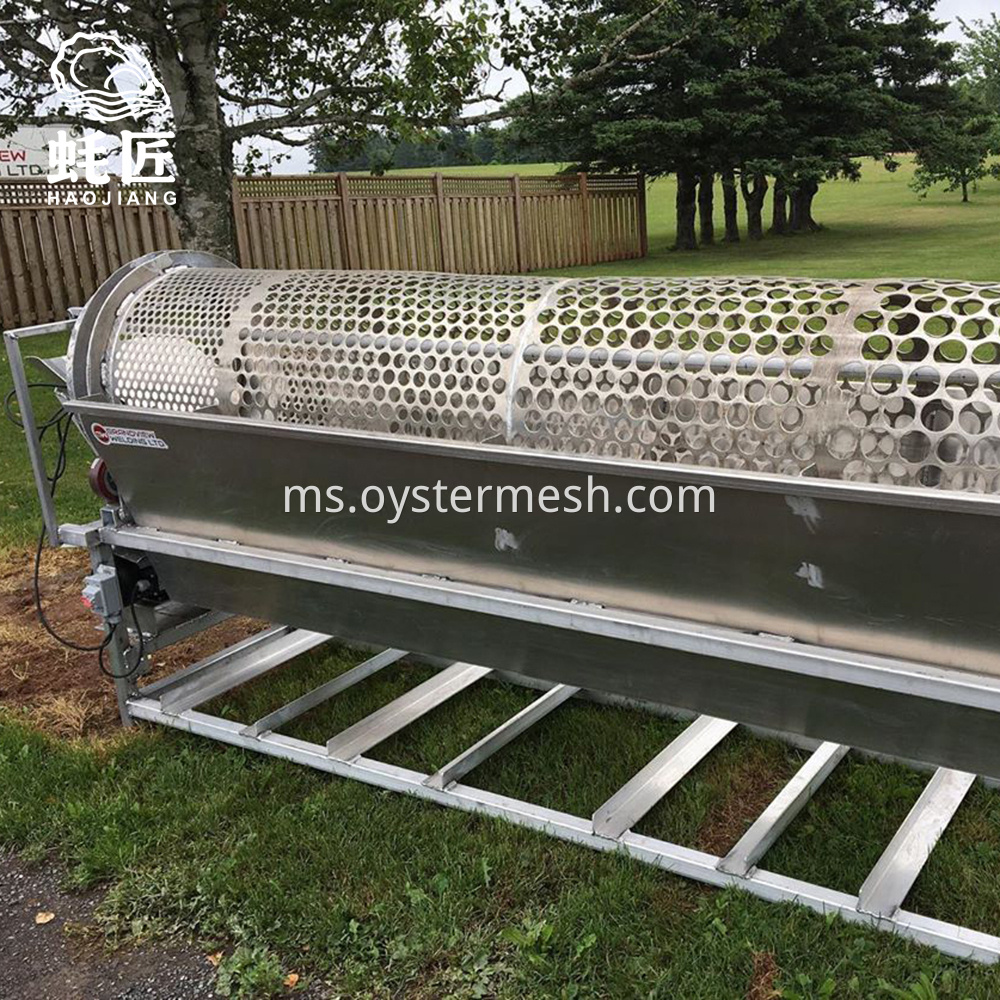 Tube-Type Oyster Sorting Machine